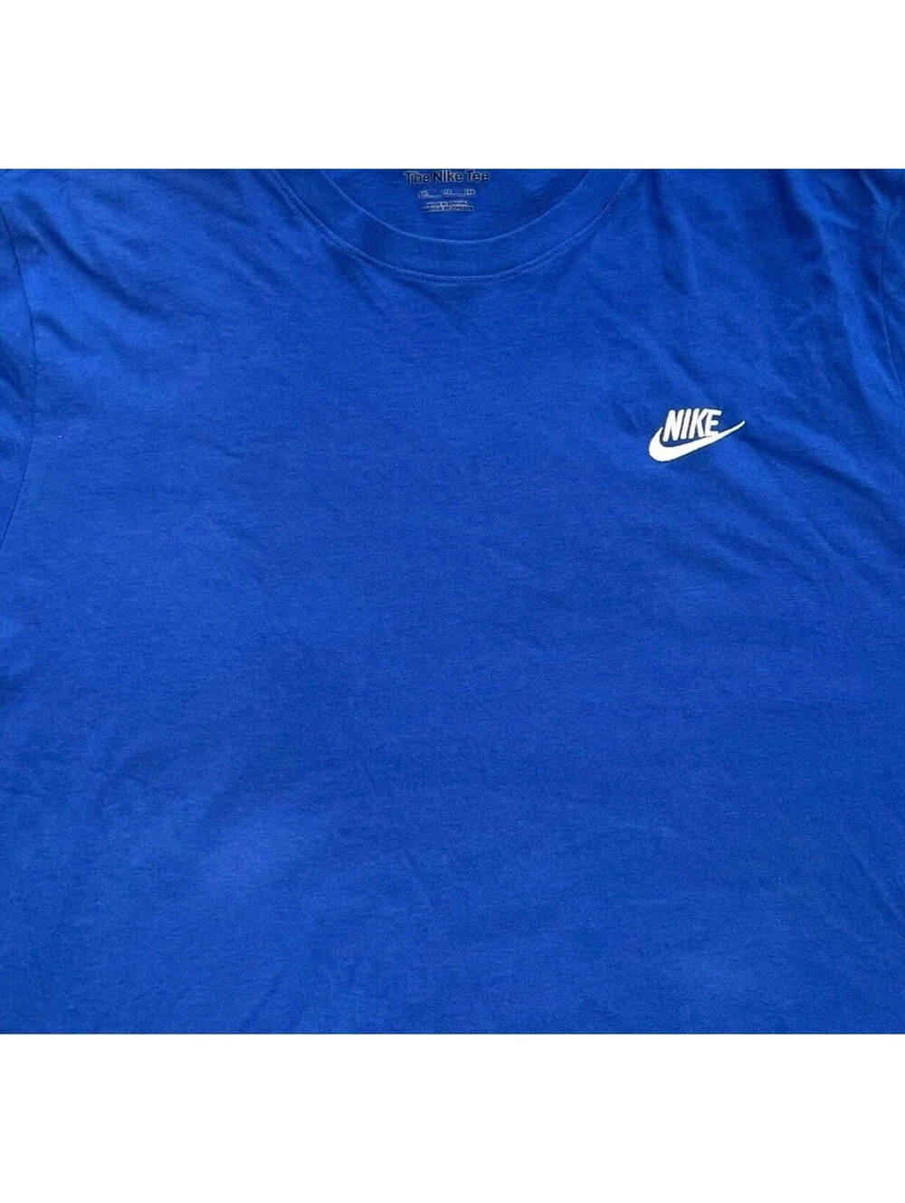 Nike The Nike Tee Men’s XXL Royal Blue T-Shirt Logo Athletic Casual Cotton